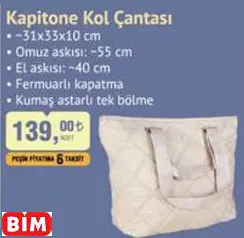 KAPİTONE KOL ÇANTASI KAPİTONE KOL ÇANTASI